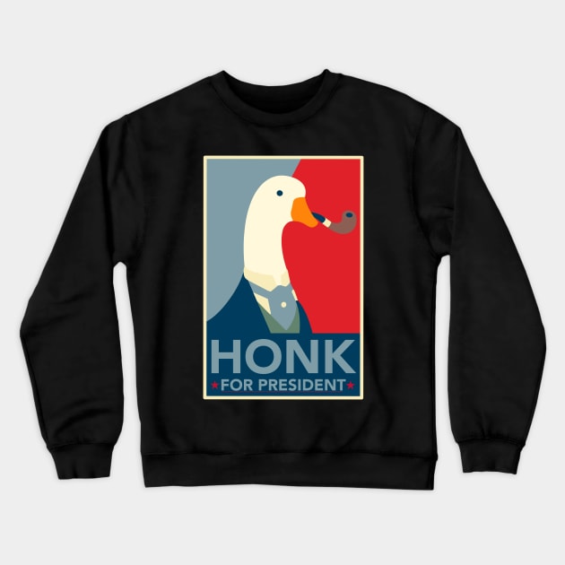 Honk for President Crewneck Sweatshirt by zody